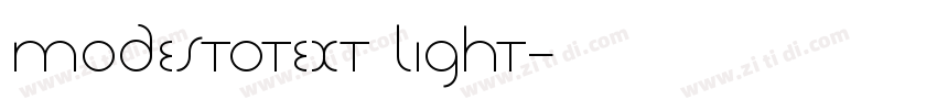 modestotext light字体转换 modestotext light字体转换
